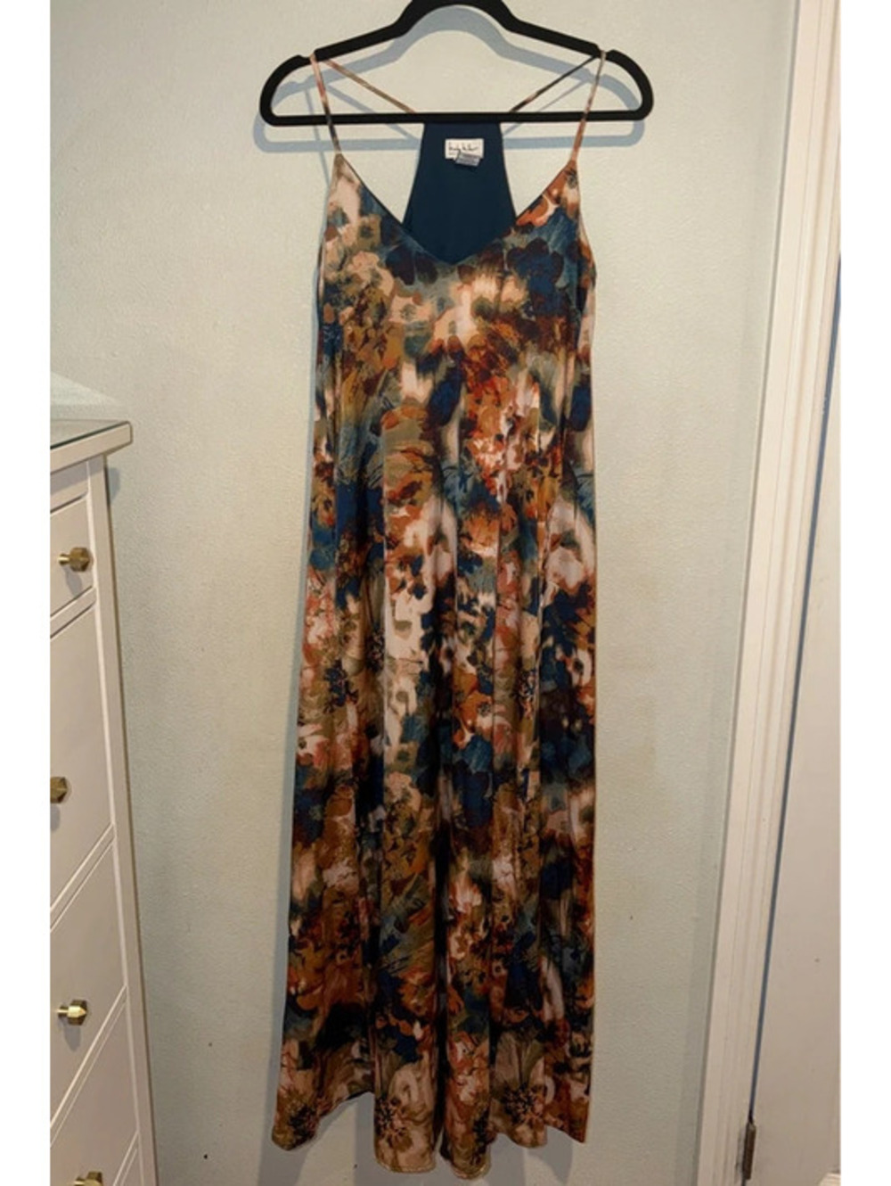 Nicole Miller New York Floral Maxi Dress – Size Medium